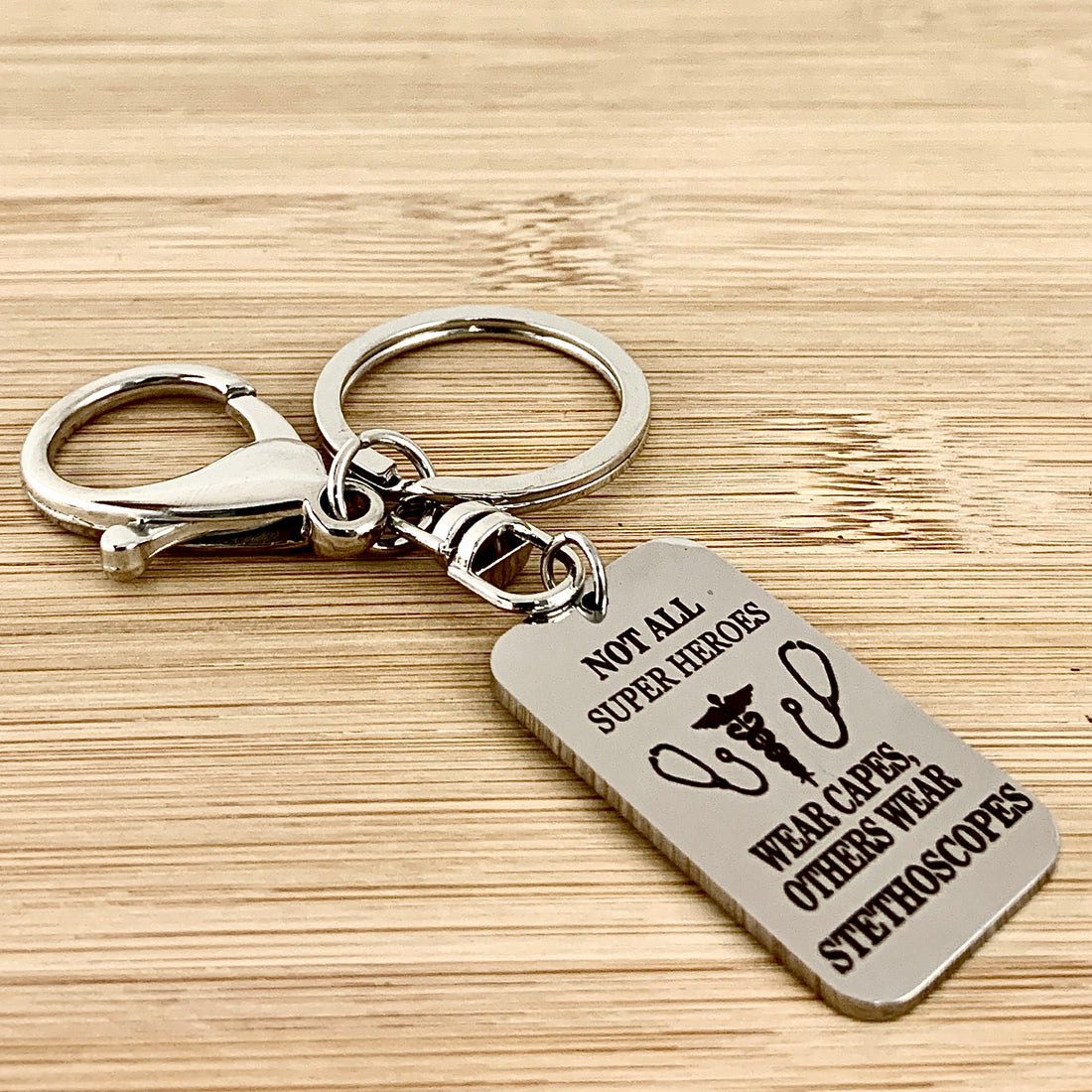 Healthcare Worker Custom Keychain | Bellaire Wholesale