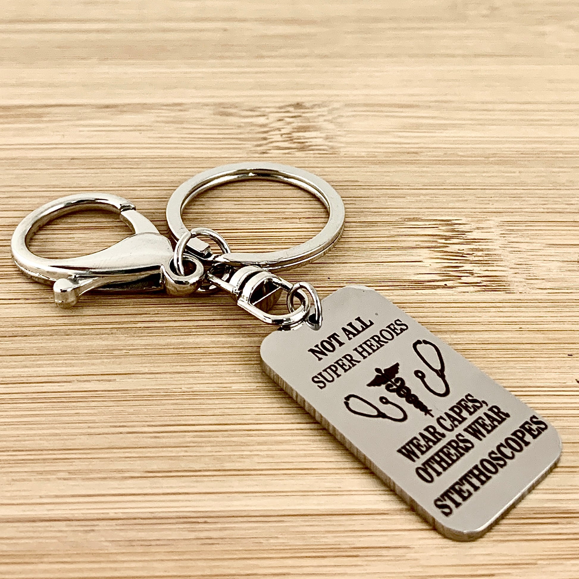 Healthcare Worker Custom Keychain | Bellaire Wholesale