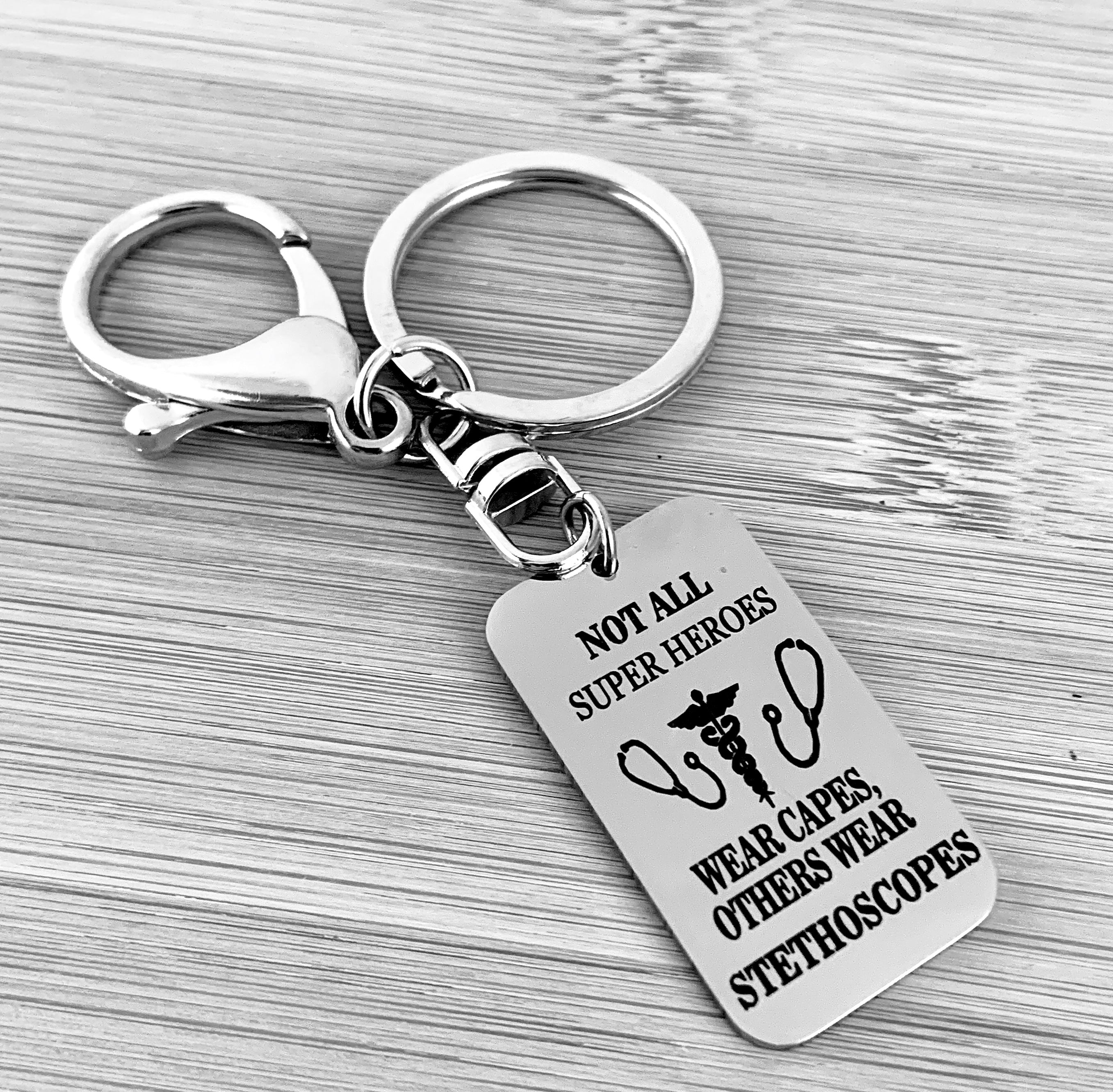Healthcare Worker Custom Keychain | Bellaire Wholesale