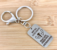Healthcare Worker Custom Keychain | Bellaire Wholesale