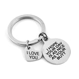 I hope your day is as nice as... Funny Keychain | Bellaire Wholesale
