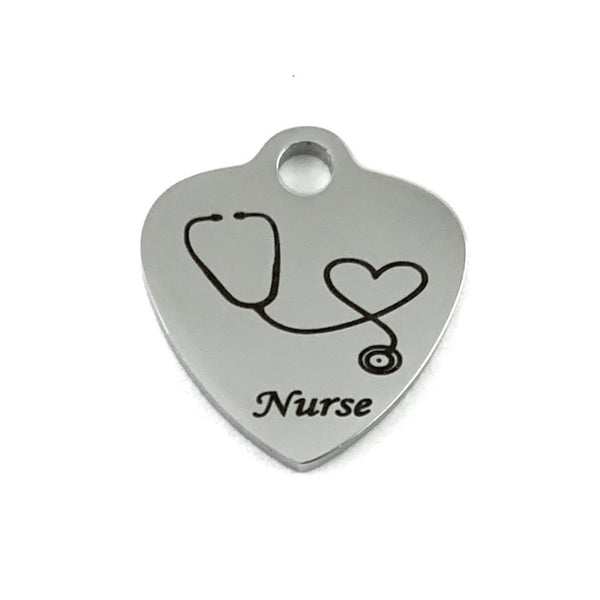 Gift for Nurse Laser Engraved Charm | Bellaire Wholesale