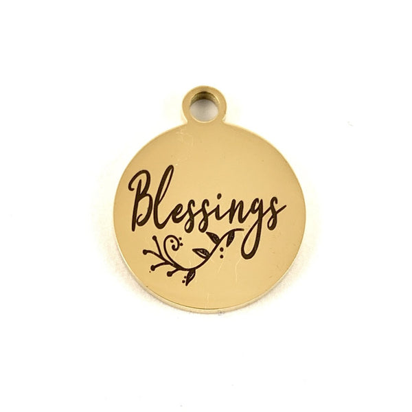 Blessings Laser Engraved Charm | Bellaire Wholesale