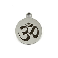 Om Personalized Engraved Charm | Bellaire Wholesale