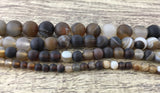 6mm Frosted Agate Bead | Bellaire Wholesale