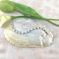 Cubic Zirconia Round Bridal Bracelet | Bellaire Wholesale