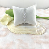 Cubic Zirconia Teardrop Bridal Bracelet | Bellaire Wholeslae