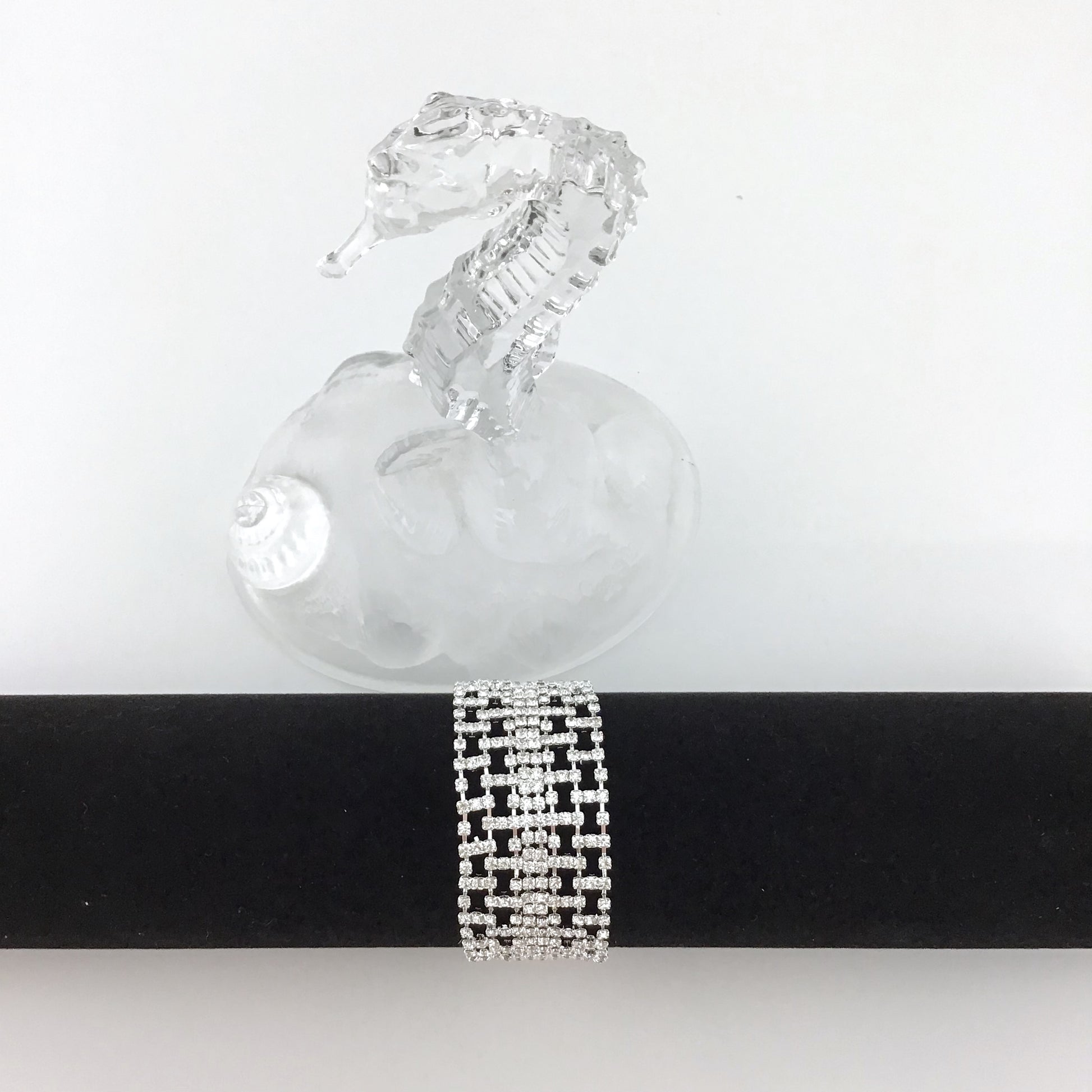 Rhinestone Bracelet, Silver | Bellaire Wholesale
