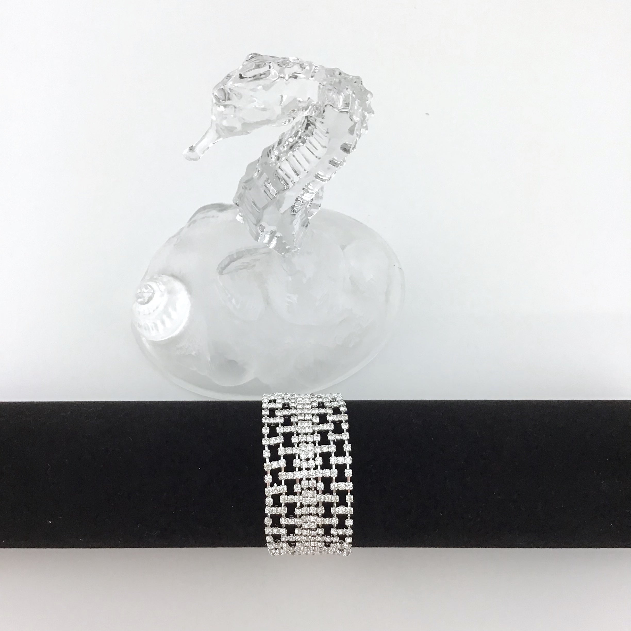 Rhinestone Bracelet, Silver | Bellaire Wholesale