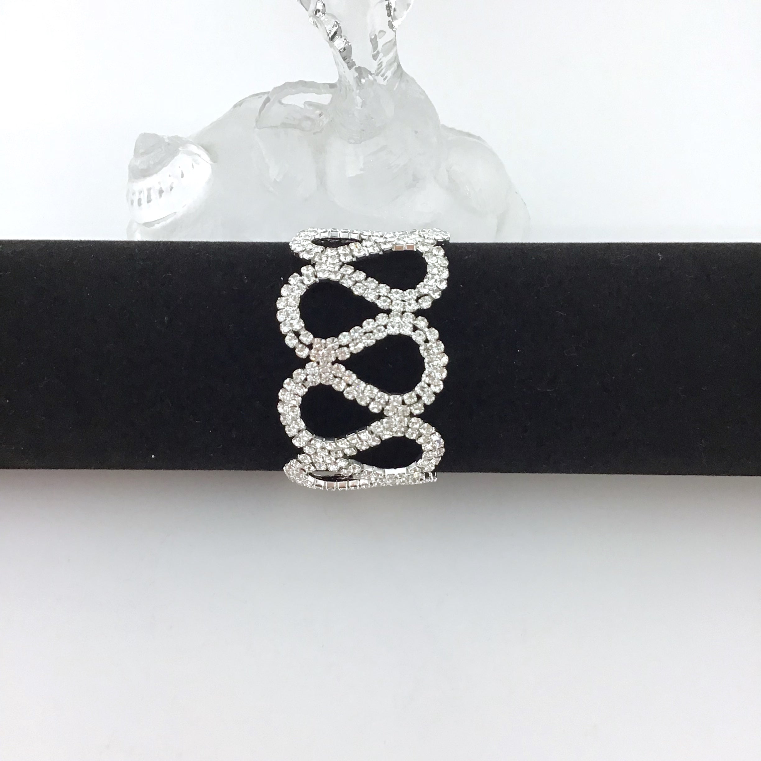 Rhinestone Bracelet, Silver