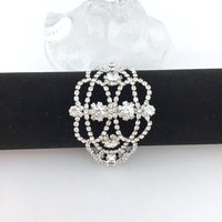 Rhinestone Bracelet, Silver | Bellaire Wholesale