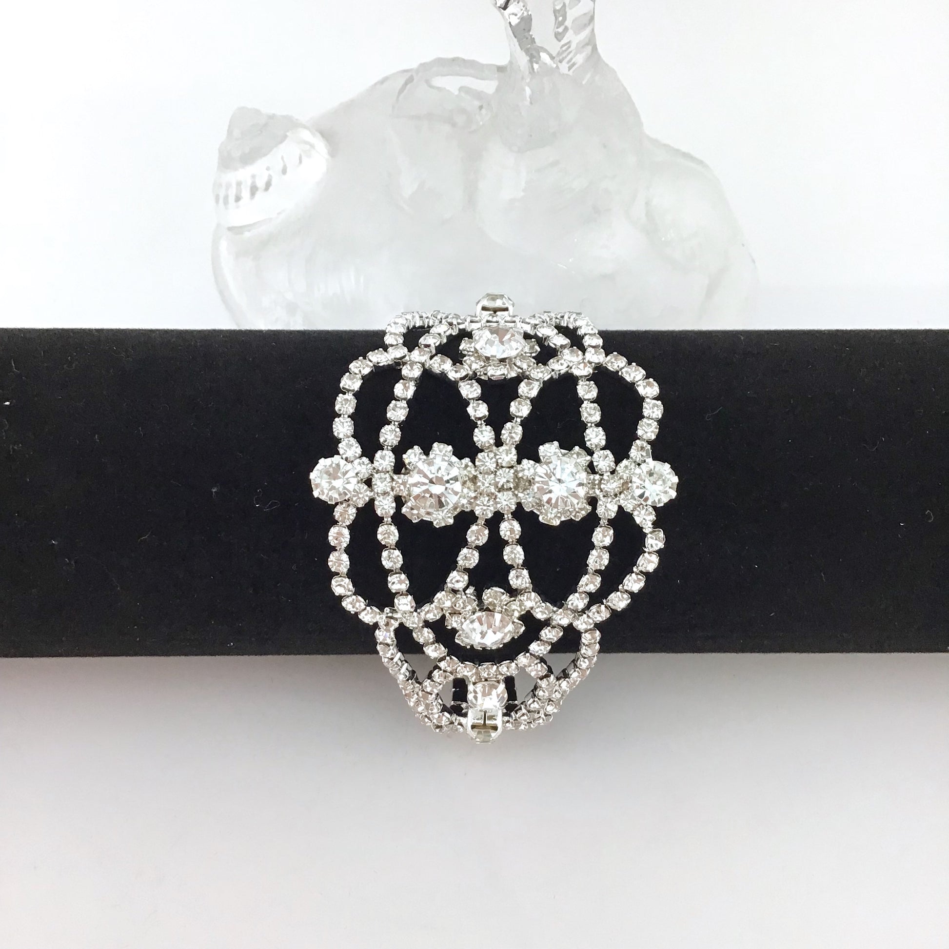 Rhinestone Bracelet, Silver | Bellaire Wholesale