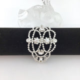 Rhinestone Bracelet, Silver | Bellaire Wholesale