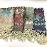 Floral Tribal Print Shaded Pashmina Scarf | Bellaire Wholesale