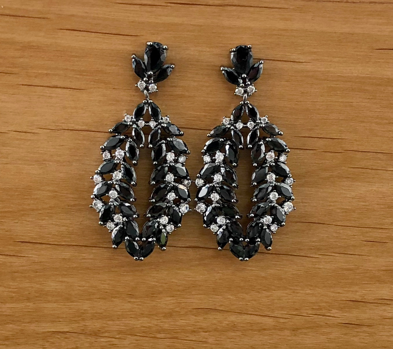 Bridal Cubic Zirconia Earrings, 18K Plated | Bellaire Wholesale