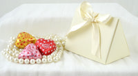 Truffle Candy Box, Ivory, Pack of 20 | Bellaire Wholesale