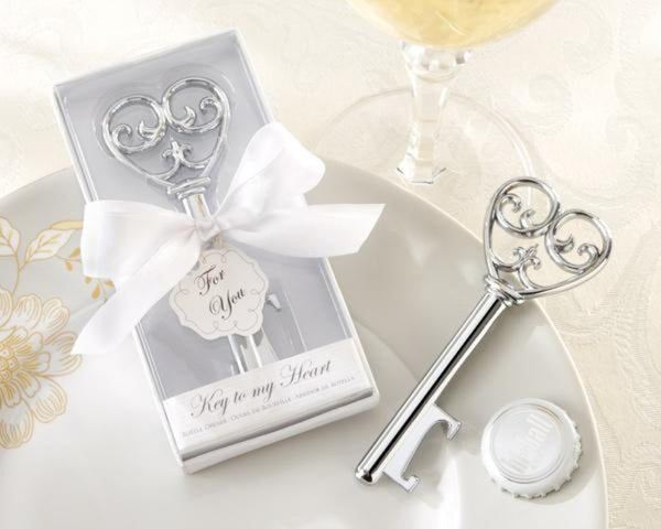 Key to My Heart Silver Bottle Opener | Bellaire Wholesale