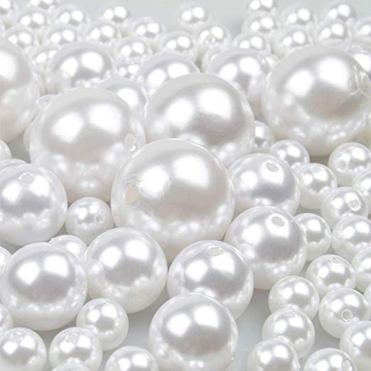 6mm White Loose Pearl Beads | Bellaire Wholesale