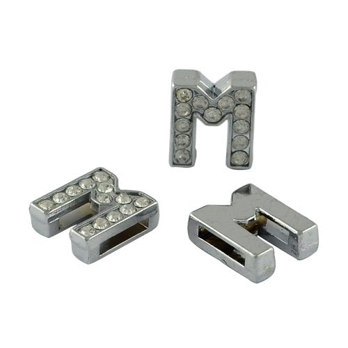 Alloy CZ Slider Letters, Charm Letters | Bellaire Wholesale