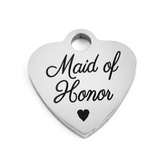 Maid of Honor Engraved Charms | Bellaire Wholesale