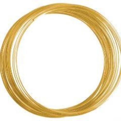 Beadalon Memory Wire Bracelet, Gold, 0.50 OZ | Bellaire Wholesale