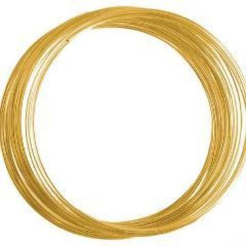Beadalon Memory Wire Bracelet, Gold, 0.50 OZ | Bellaire Wholesale