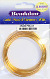 Beadalon Memory Wire Bracelet, Gold, 0.50 OZ | Bellaire Wholesale