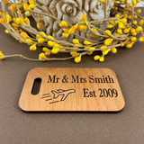 Wooden Custom Luggage Tag | Bellaire Wholesale