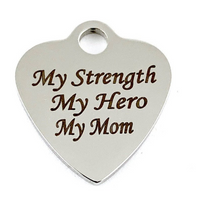 Mom Engraved Charm | Bellaire Wholesale
