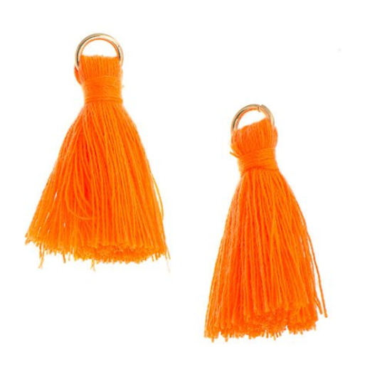 Poly Cotton Tassel, Orange Thread Tassel | Bellaire Wholesale
