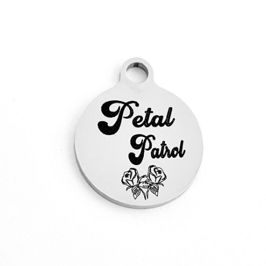 Petal Patrol Engraved Charms Gift for Bridesmaid | Bellaire Wholesale