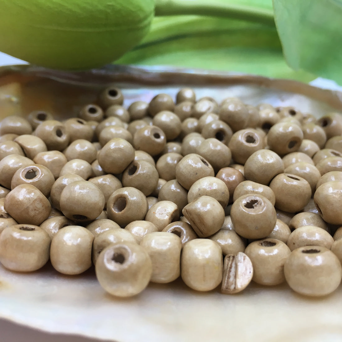 8mm Donut Shaped Wood Bead with 3mm Hole | Bellaire Wholesale