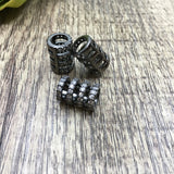 Micro CZ Pave Tube Bead | Bellaire Wholesale