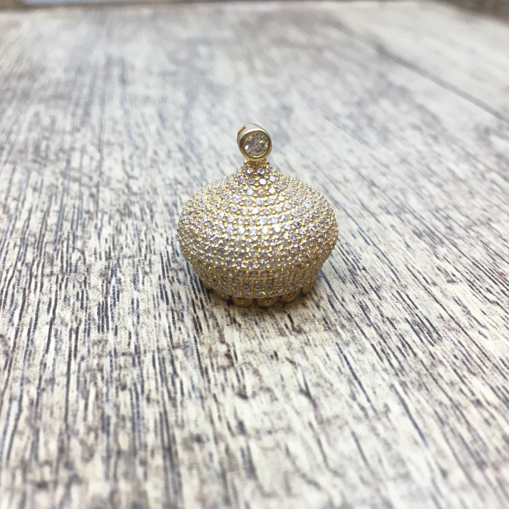Brass Pave Cap Tassel Findings | Bellaire Wholesale