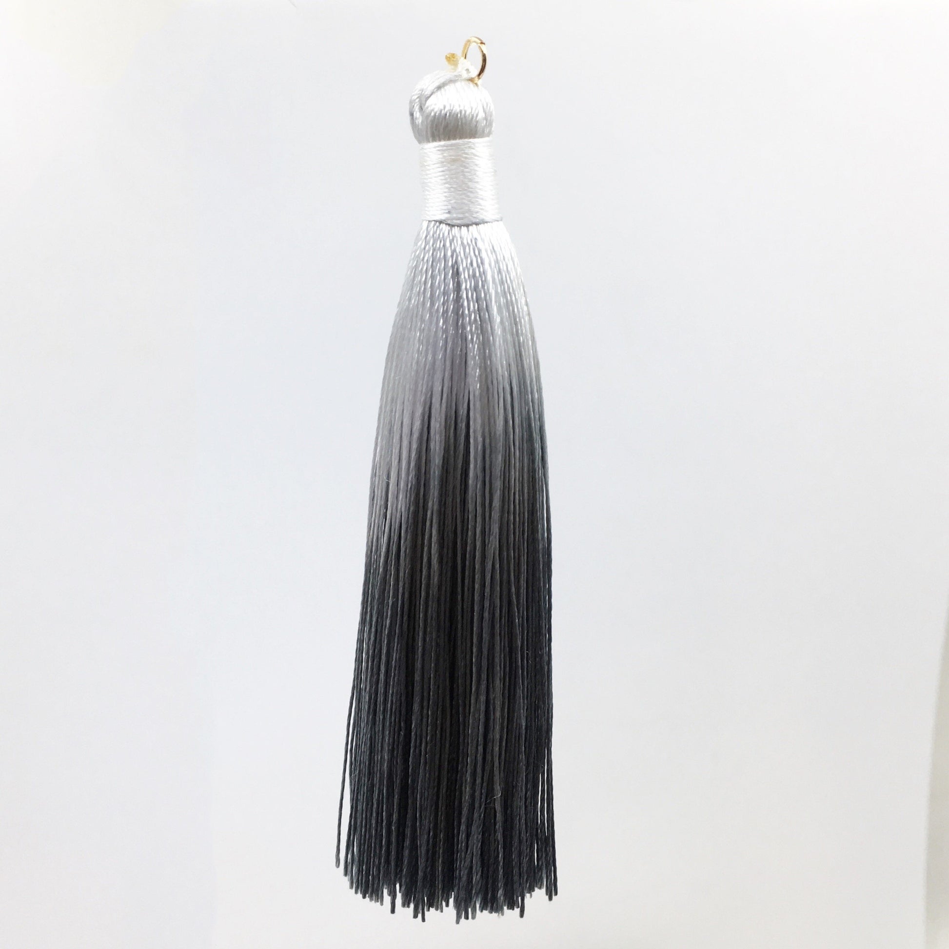 Ombre Grey Tassel for Jewelry | Bellaire Wholesale