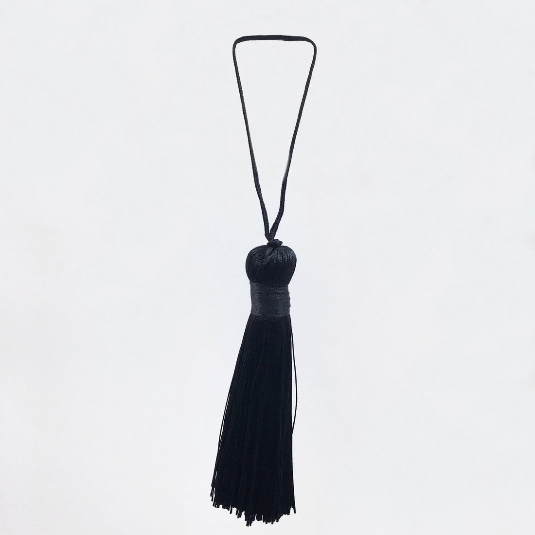 Black Silk Tassel for Jewelry Making | Bellaire Wholesale