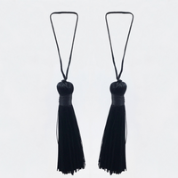 Black Silk Tassel for Jewelry Making | Bellaire Wholesale