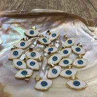 Navy Blue and White Evil Eye Charm | Bellaire Wholesale