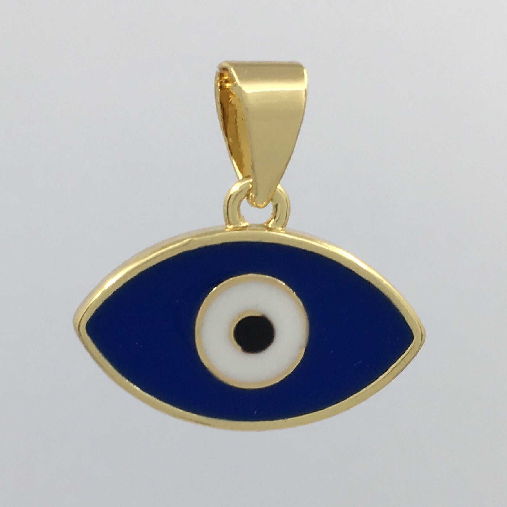Navy Blue and White Evil Eye Charm | Bellaire Wholesale