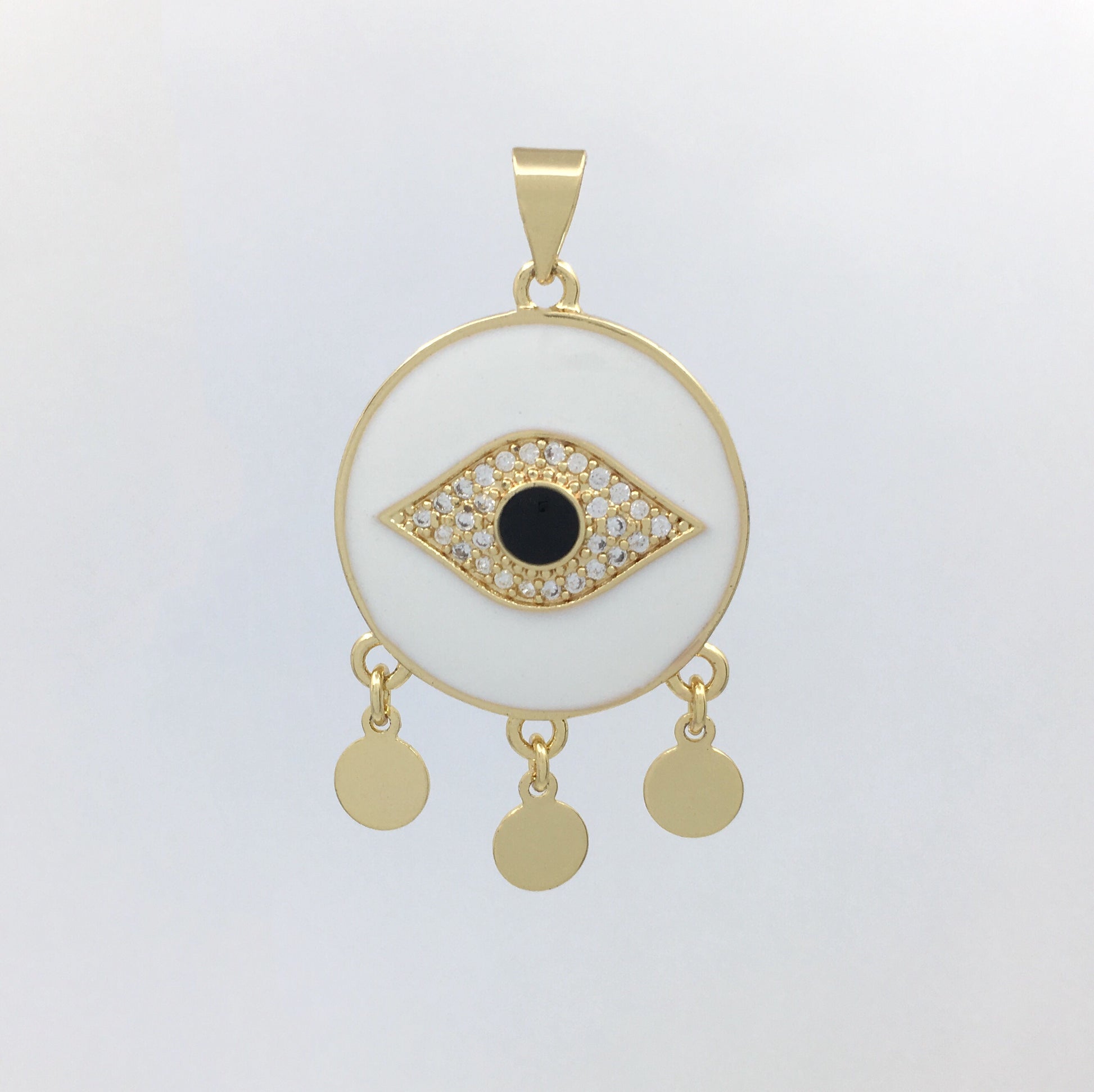 Navy Blue, Blue and White Evil Eye Charm | Bellaire Wholesale