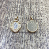 Guadalupe Mother Mary Oval Charm | Bellaire Wholesale