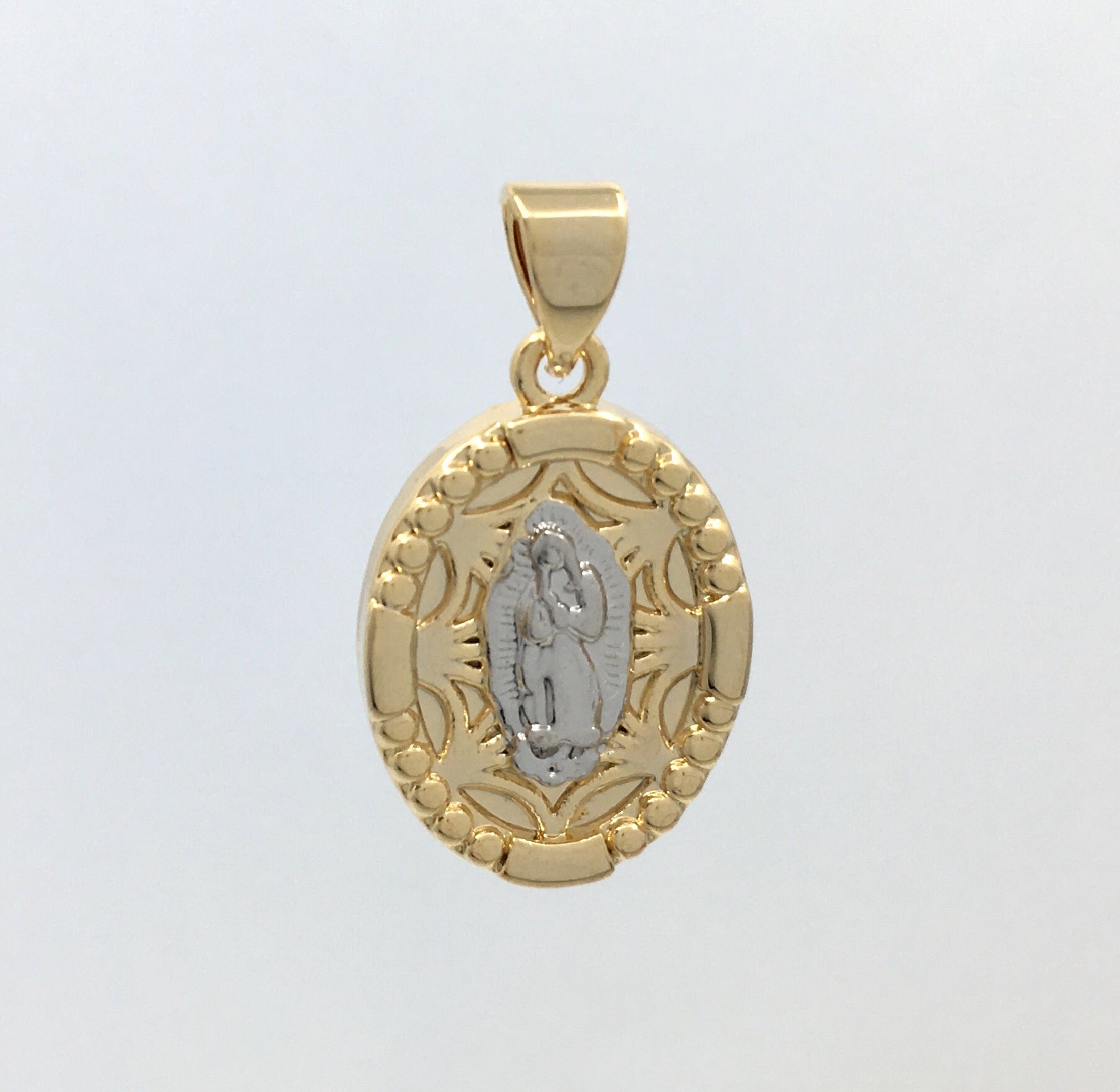 Guadalupe Mother Mary Oval Charm | Bellaire Wholesale