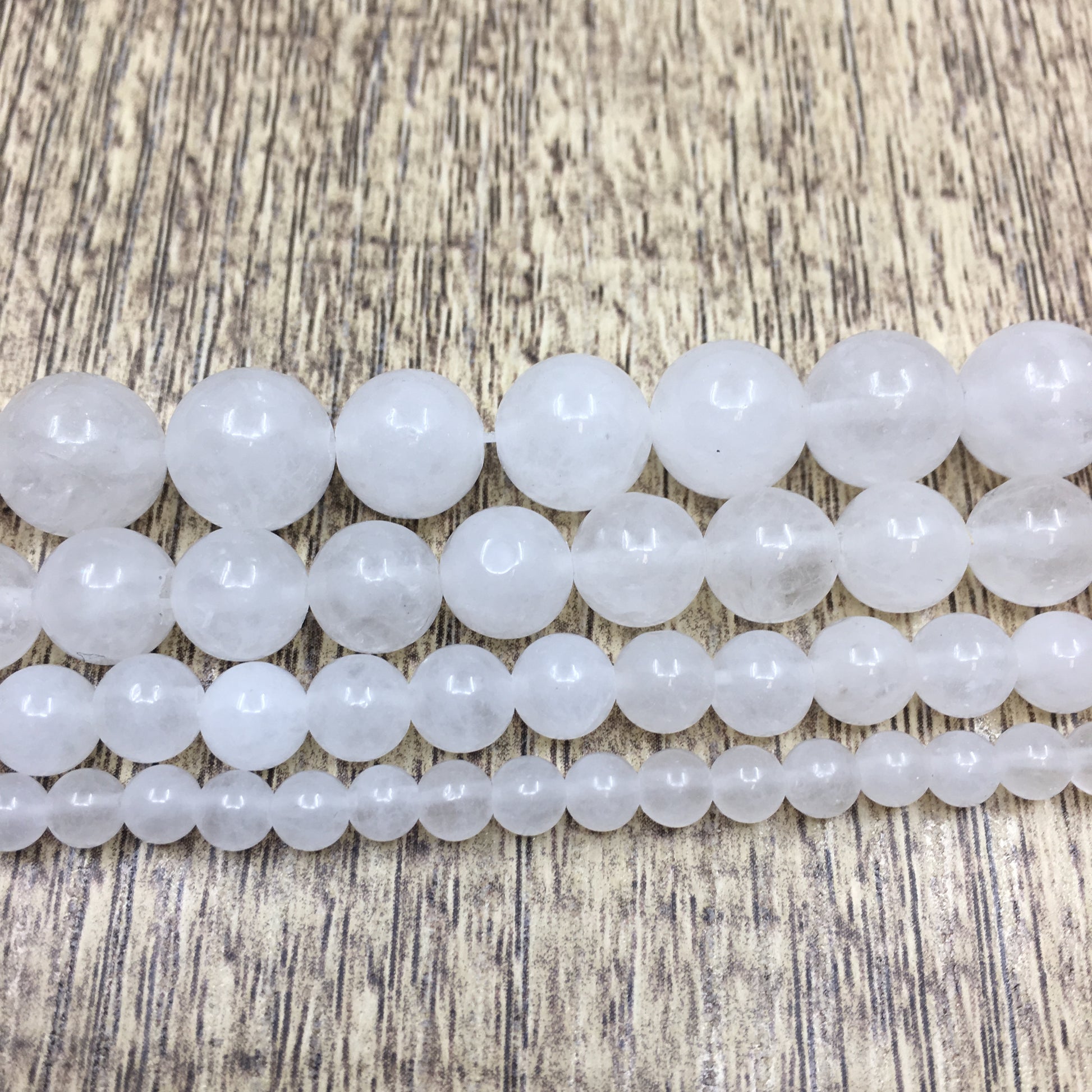6mm White Jade Bead | Bellaire Wholesale