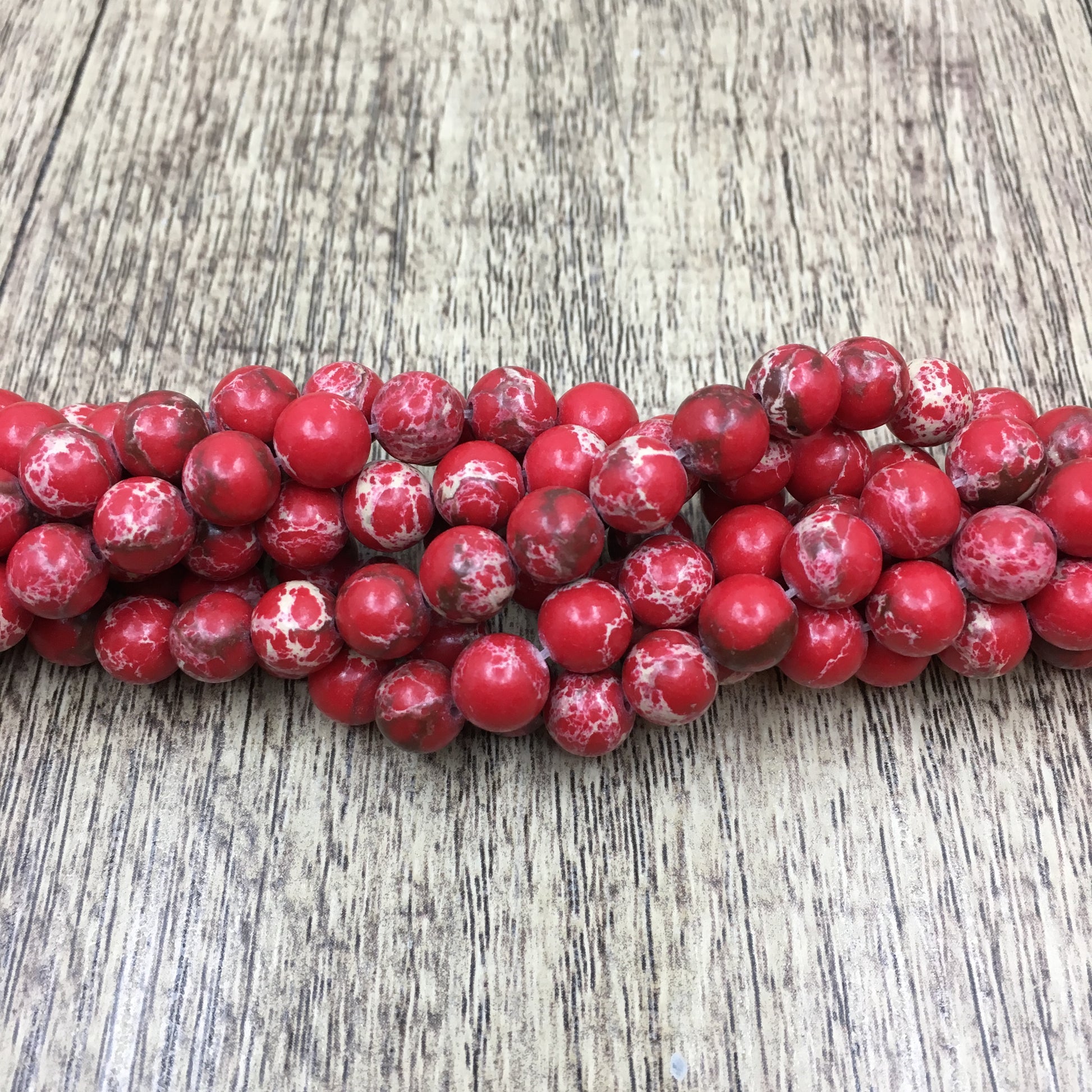 4mm Imperial Sediment Red Bead | Bellaire Wholesale
