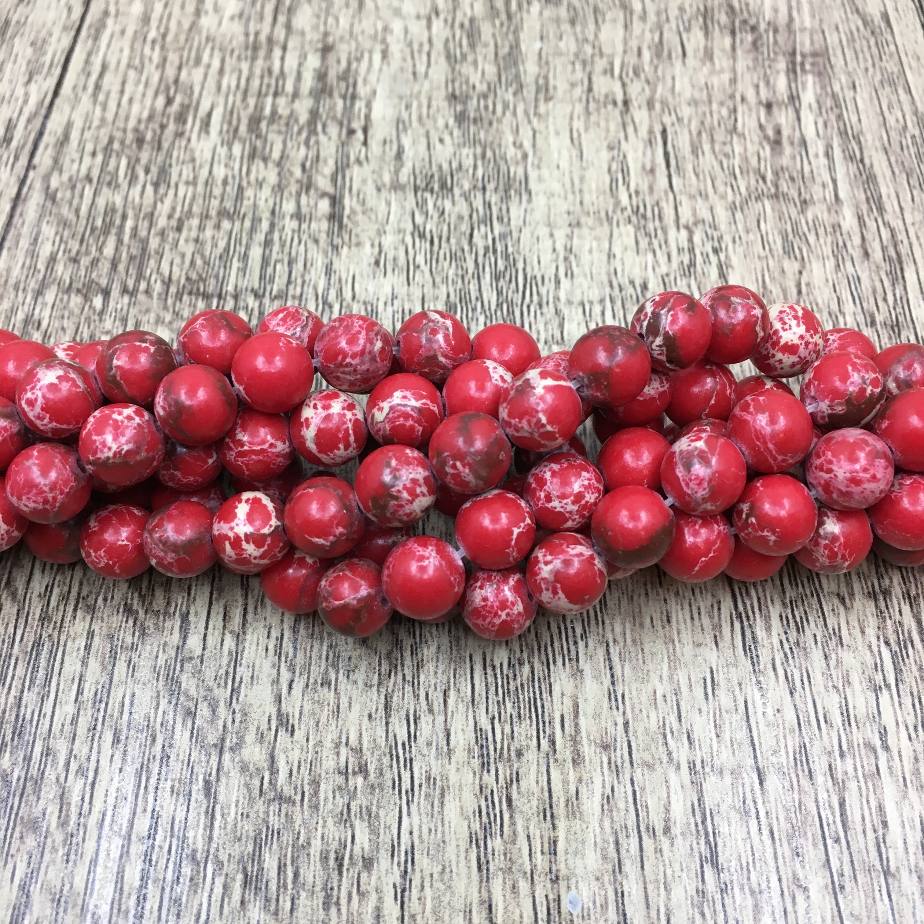 4mm Imperial Sediment Red Bead | Bellaire Wholesale