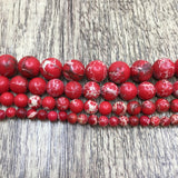 4mm Imperial Sediment Red Bead | Bellaire Wholesale