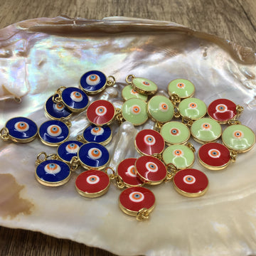 Red, Blue and Green Evil Eye Charm | Bellaire Wholesale