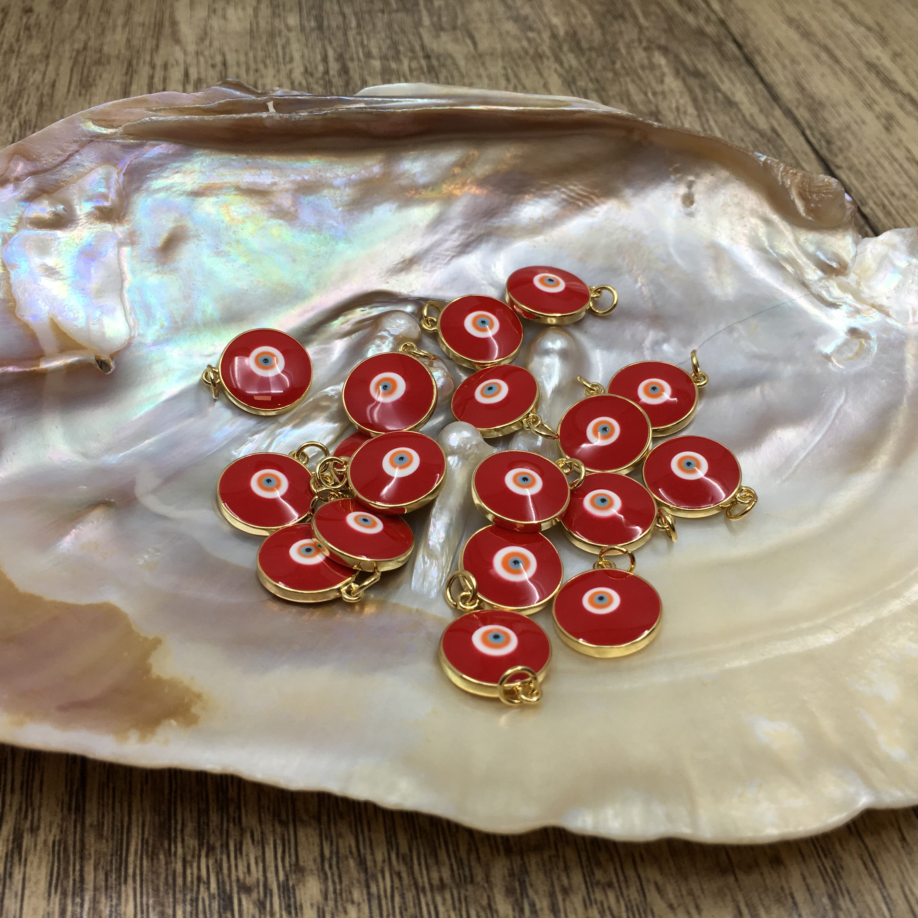 Red, Blue and Green Evil Eye Charm | Bellaire Wholesale
