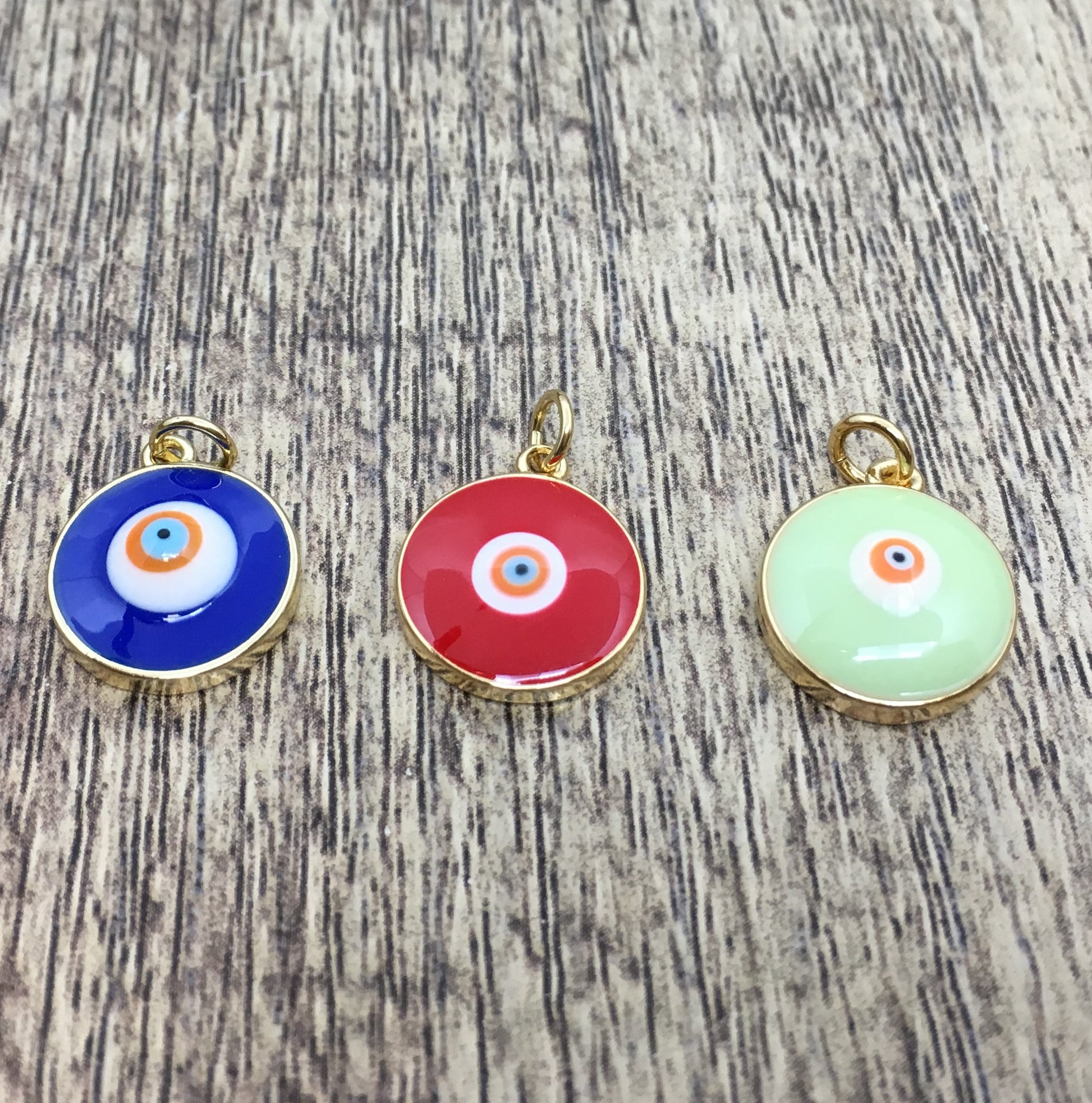 Red, Blue and Green Evil Eye Charm | Bellaire Wholesale