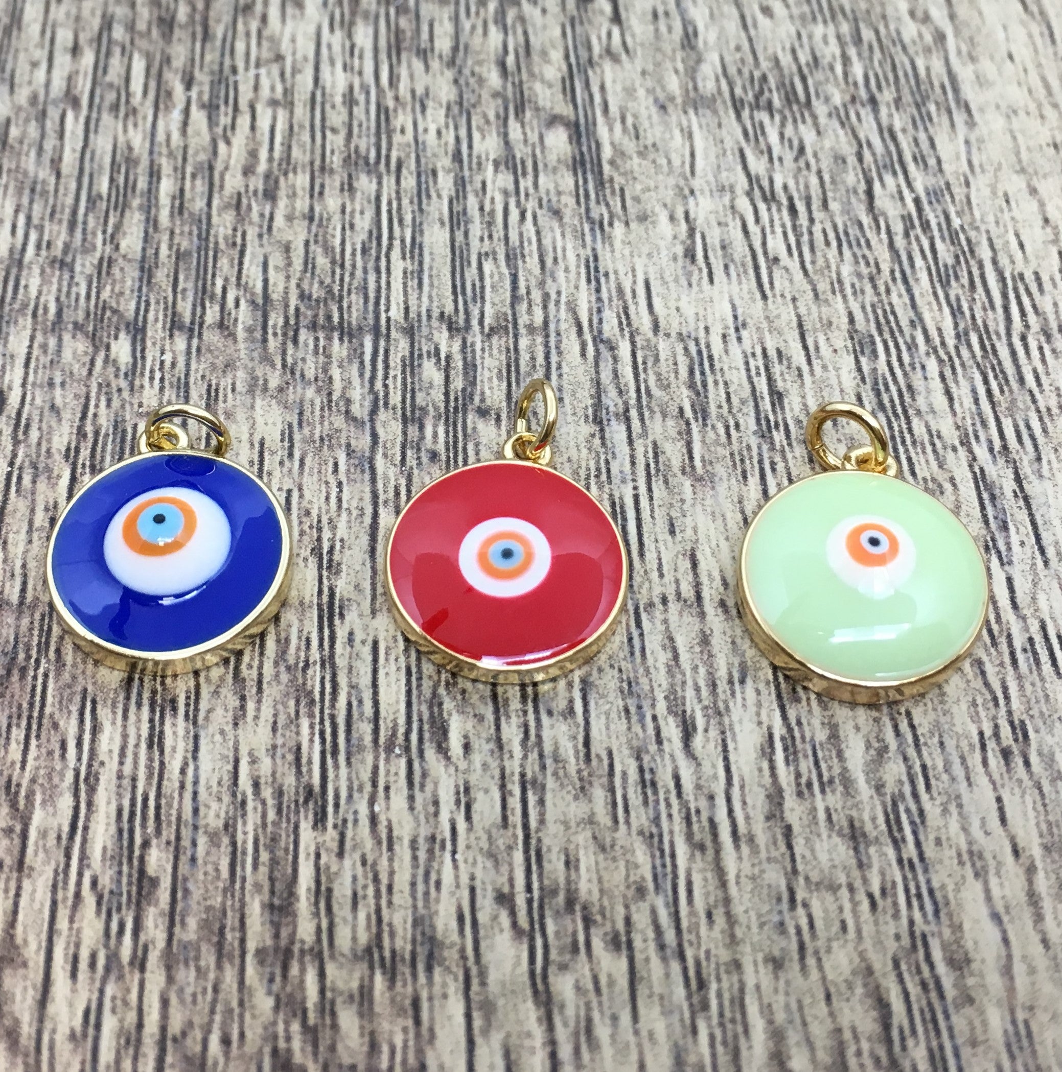 Red, Blue and Green Evil Eye Charm | Bellaire Wholesale